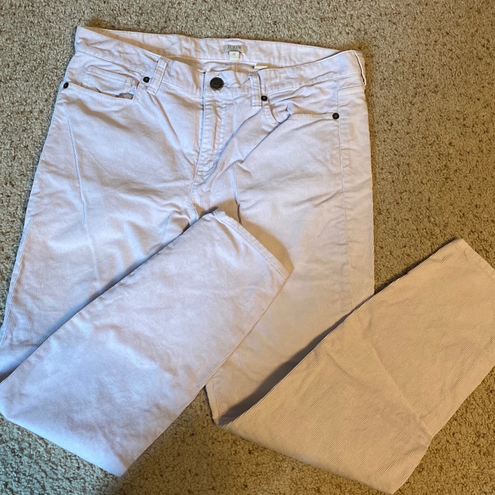 J Crew- skinny cords- light pink - 29